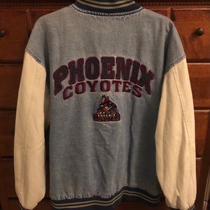 Phoenix Coyotes NHL Lee Sport Denim L Team Jacket